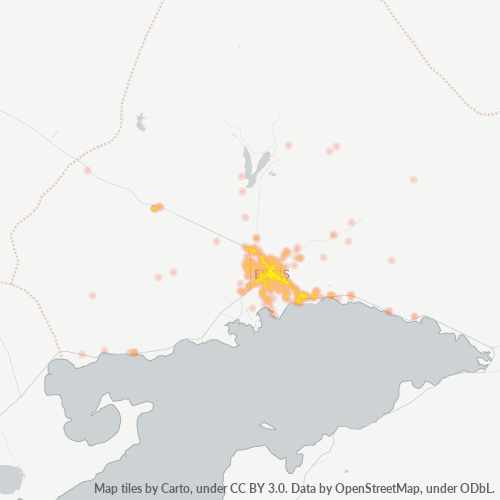 65400 Şirket Yoğunluğu Isı Haritası