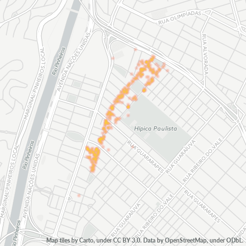04570-000 Mapa de calor de densidad empresarial