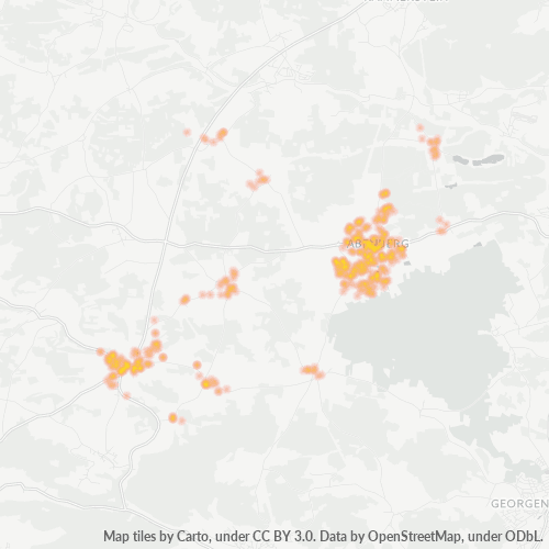 Heatmap für plz 91183