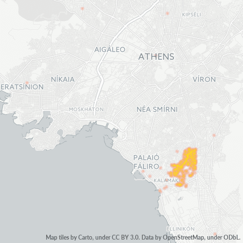 174 56 Χάρτης θερμότητας πυκνότητας επιχείρησης