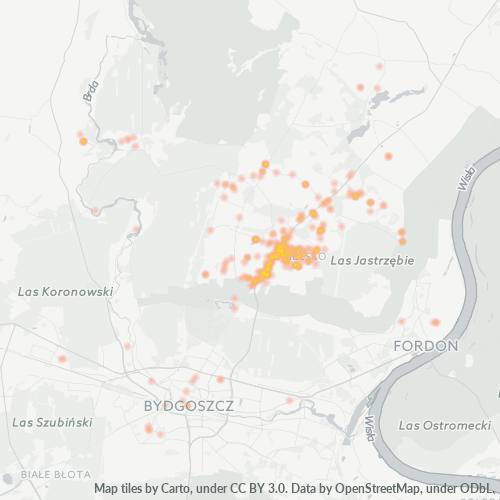 86-031 Mapa intensywności działalności gospodarczej