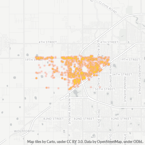 79407 Business Density Heatmap