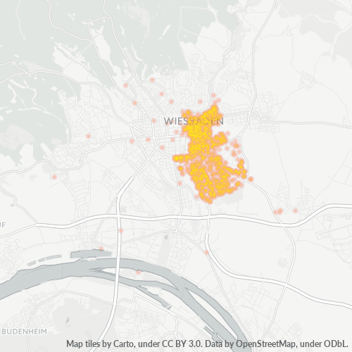 Heatmap für plz 65189