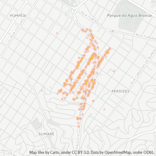 05016-000 Heatmap de Densidade da Empresa