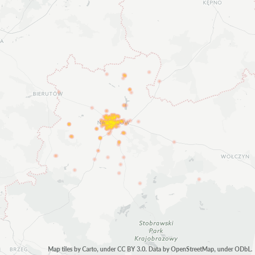 46-100 Mapa intensywności działalności gospodarczej