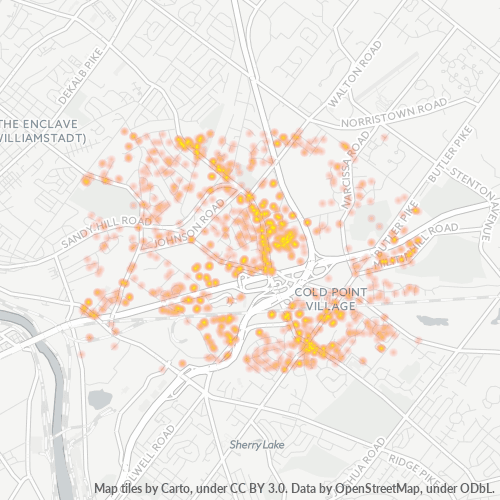 19462 Business Density Heatmap