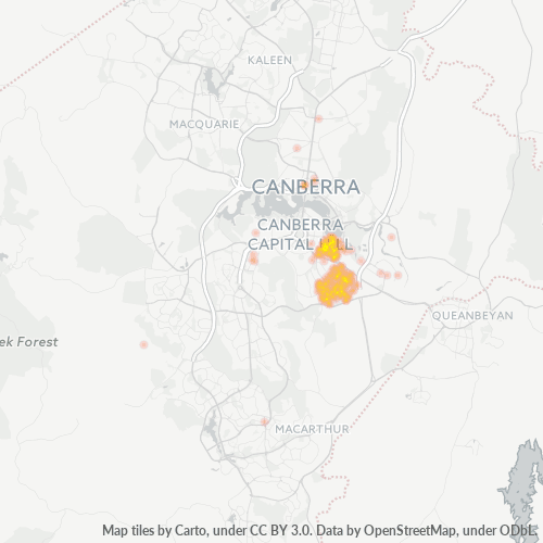 2604 Business Density Heatmap