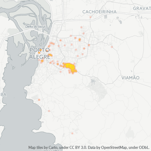 91530-000 Mapa de calor de densidad empresarial