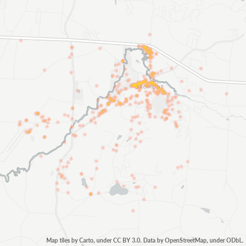 J2L Business Density Heatmap