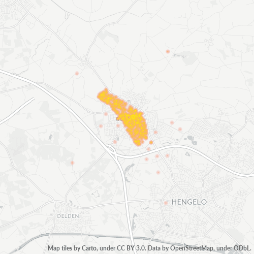 7622 Heatmap Bedrijfsdichtheid