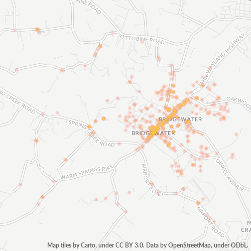 22812 Business Density Heatmap