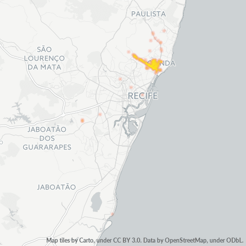 53230-000 Mapa de calor de densidad empresarial