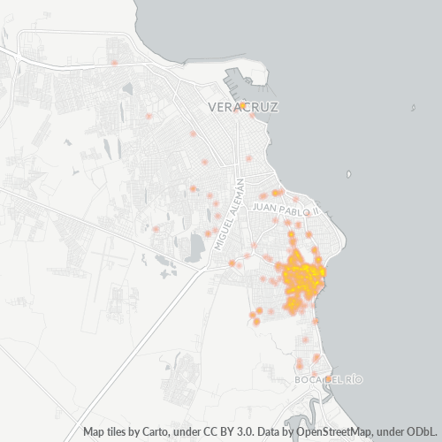 94298 Mapa de calor de densidad empresarial