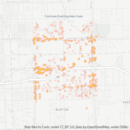 48509 Business Density Heatmap