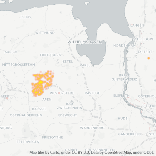 Heatmap für plz 26670