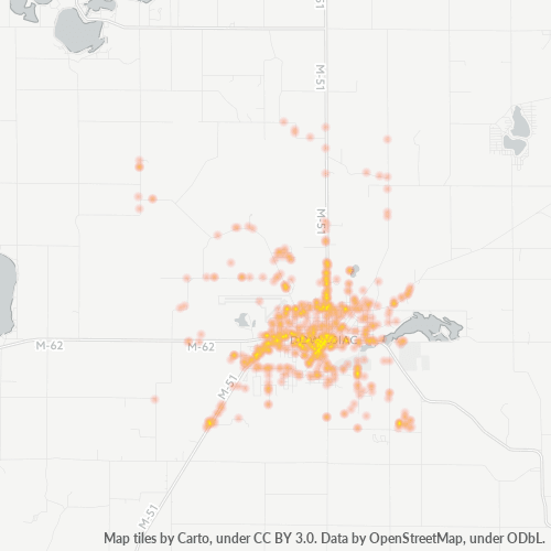 49047 Business Density Heatmap