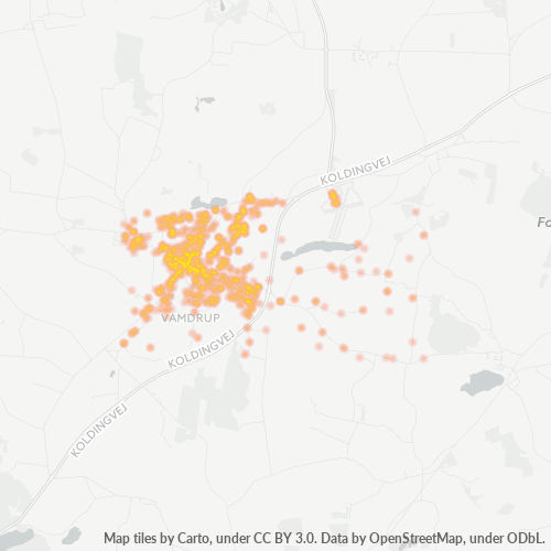 6580 Heatmap over forretningstæthed