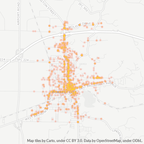72335 Business Density Heatmap