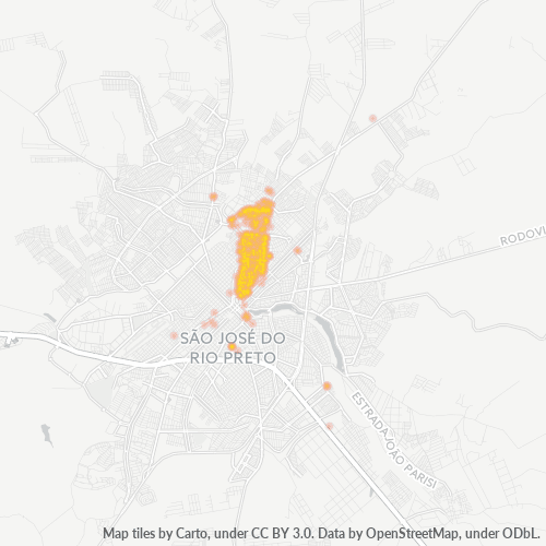 15050-000 Mapa de calor de densidad empresarial