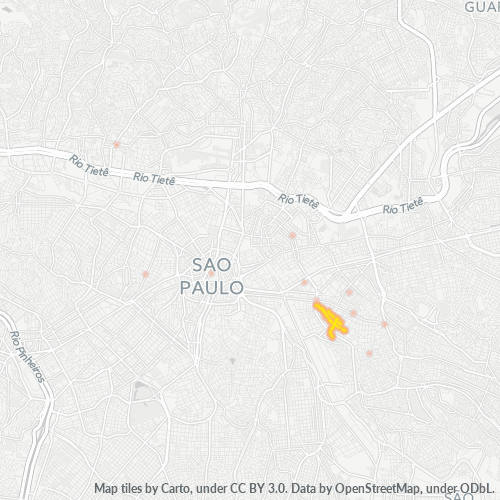 03118-000 Mapa de calor de densidad empresarial