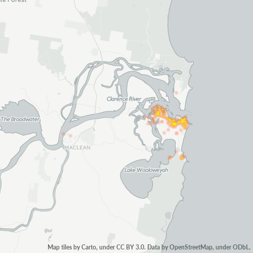 2464 Business Density Heatmap