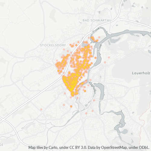 23554 Standortdichte-Heatmap