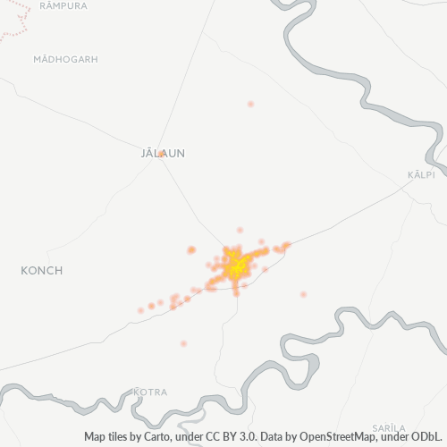 285001 Business Density Heatmap