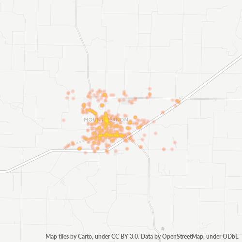 65712 Business Density Heatmap