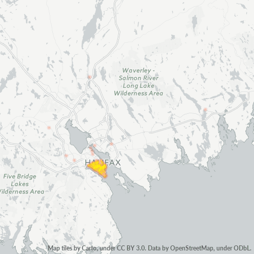 B3H Business Density Heatmap