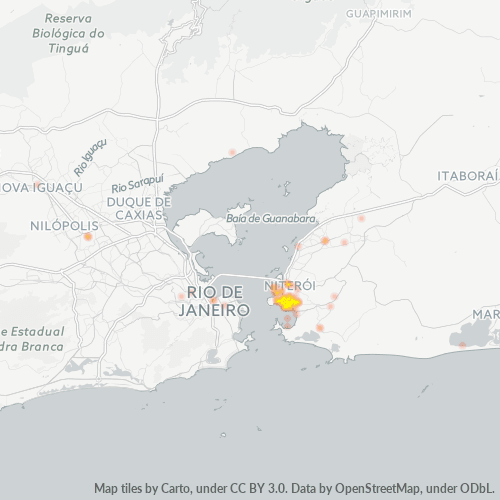 24230-000 Heatmap de Densidade da Empresa