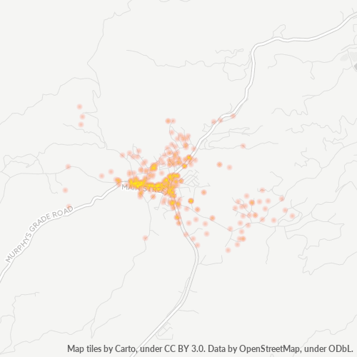 95247 Business Density Heatmap