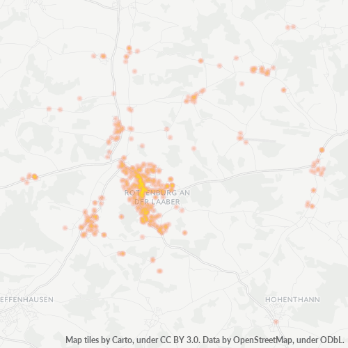 Heatmap für plz 84056