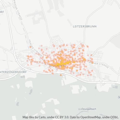 Heatmap für postleitzahl 2000
