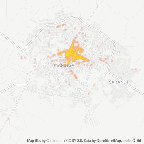 87030-000 Heatmap de Densidade da Empresa