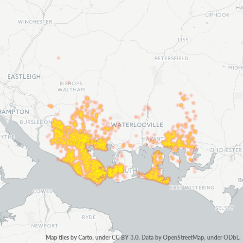 PO1 Business Density Heatmap