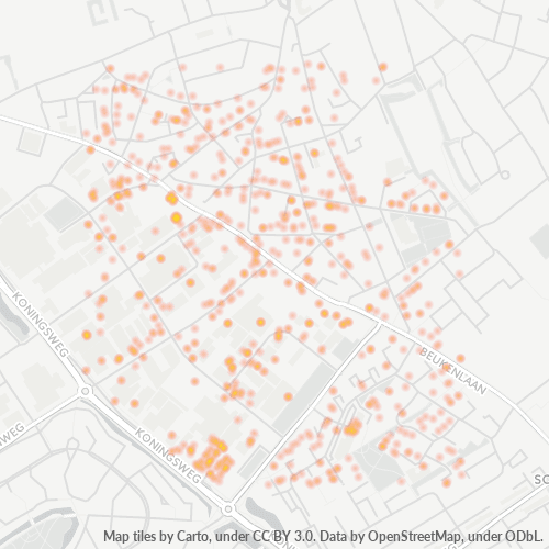 3762 Heatmap Bedrijfsdichtheid