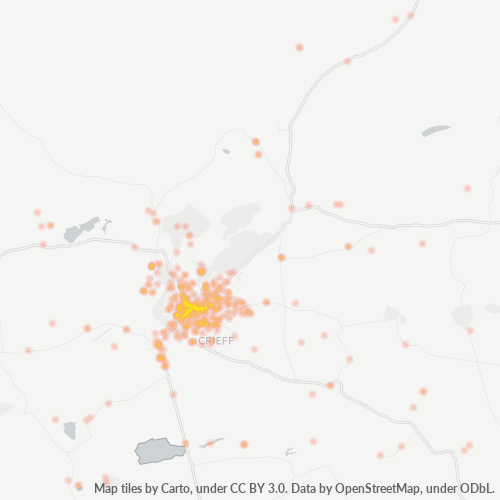 PH7 Business Density Heatmap