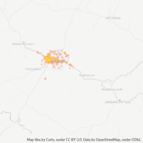 87070-000 Heatmap de Densidade da Empresa