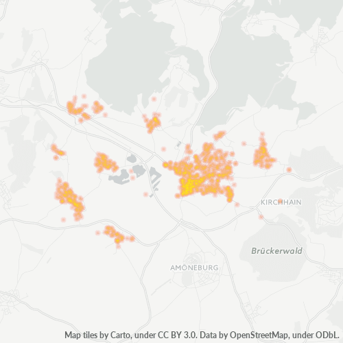 Heatmap für plz 35274