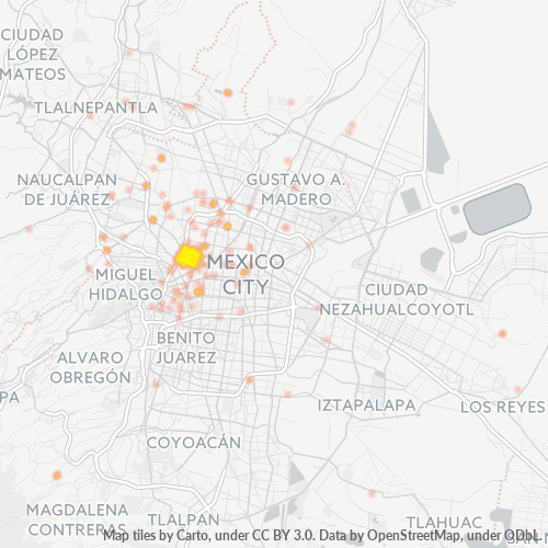 06470 Mapa de calor de densidad empresarial