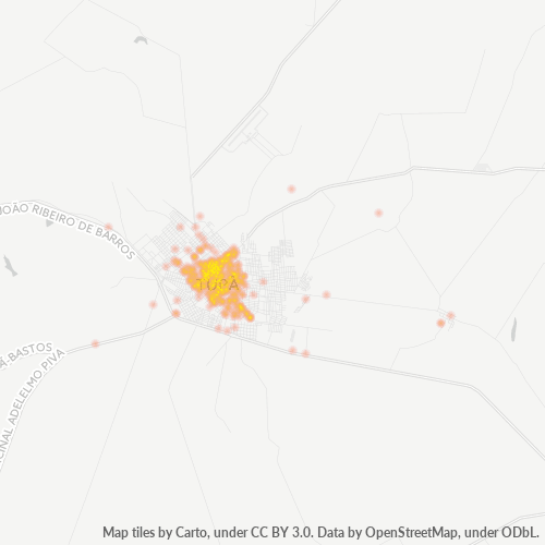 17600-000 Mapa de calor de densidad empresarial