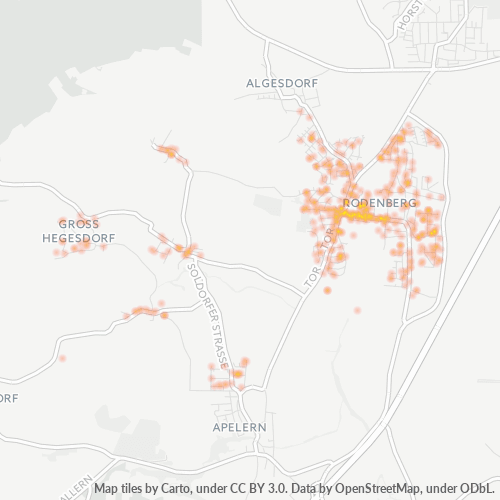 Heatmap für plz 31552