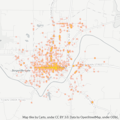 62966 Business Density Heatmap