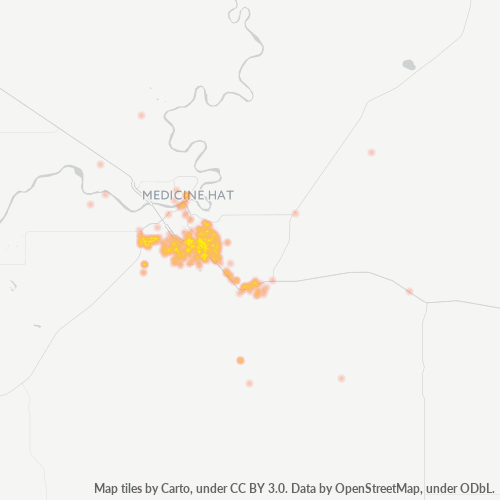 T1B Business Density Heatmap