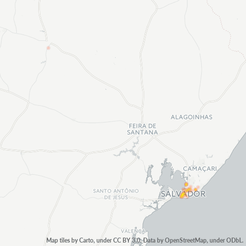 40060-000 Mapa de calor de densidad empresarial