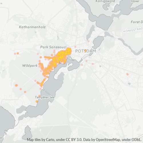 Heatmap für plz 14471