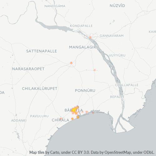 522101 Business Density Heatmap