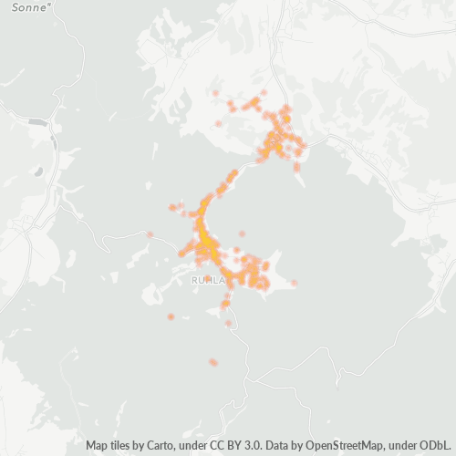 Heatmap für plz 99842
