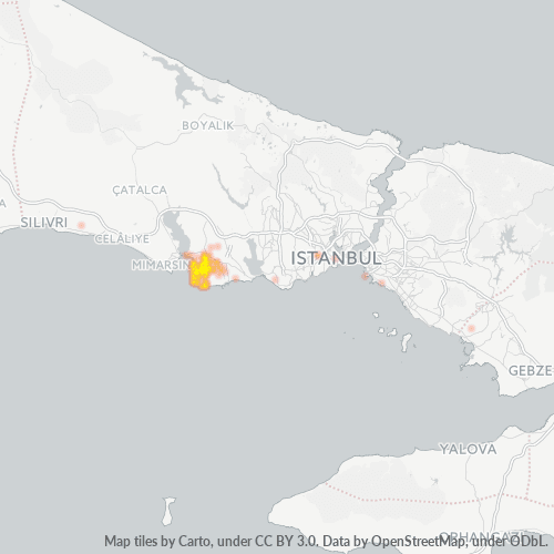 34528 Şirket Yoğunluğu Isı Haritası