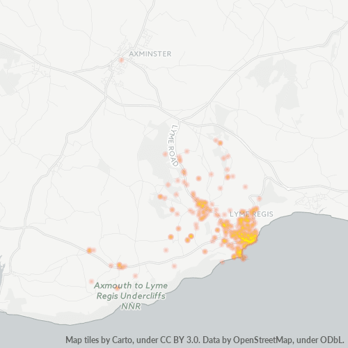 DT7 Business Density Heatmap